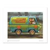 Image 1 : "Mystery Machine" Numbered Limited Edition Giclee from Hanna-Barbera with Certificate of Authenticit