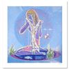 Image 1 : "Adolescence" Limited Edition Serigraph (38.5" x 37") by Renowned Artist Lu Hong, Numbered and Hand 