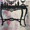 Image 2 : Gail Rodgers, "Mirror Mirror" Hand Signed Original Hand Pulled Silkscreen Mixed Media on Canvas with
