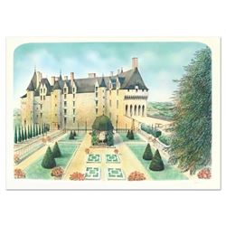 Rolf Rafflewski, "Chateau de Langeais" Limited Edition Lithograph, Numbered and Hand Signed.