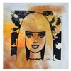 Image 1 : Gail Rodgers, "Barbie" Hand Signed Original Hand Pulled Silkscreen Mixed Media on Canvas with Letter