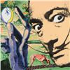 Image 2 : Steve Kaufman (1960-2010), "Dali Homage" Hand Embellished Limited Edition Hand Pulled Silkscreen on 