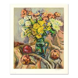 Robert Rosenberg,  Pomegranates  Limited Edition Serigraph, Numbered and Hand Signed with Letter of 