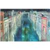 Image 1 : Alex Zwarenstein "Long Canal, Venice" Giclee on Canvas