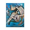Image 1 : Juan Cotrino - "Musical Beauty" Original Mixed Media Acrylic on Canvas, Hand Signed with Certificate