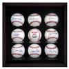 Image 1 : "Starting 8 Ball Set" Cased Set of 8 Baseballs Signed by the Big Red Machine's Starting Eight. Inclu