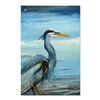 Image 1 : Martin Katon, "Happy Great Blue Heron" Original Oil Painting on Canvas, Hand Signed with Letter of A