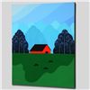 Image 2 : "New England Barn" Limited Edition Giclee on Canvas by Larissa Holt, Numbered and Signed. This piece