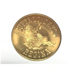 Canada Regina Buffalo Days RCMP Centennial 1867 - 1967 50 Cent Token