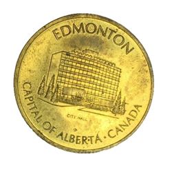 Edmonton Home of the Commonwealth Games Token from 1978