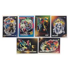 Comic Collectors Cards - set of Five Cards
