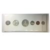 Image 1 : 1958 Canada Proof Like Set - Original White Cardboard Royal Canadian Mint
