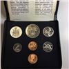 Image 1 : 1971 Double Penny Coin Set in Leather Case