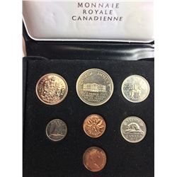 1973 Double Penny Coin Set in Leather Case - PEI Set