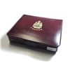 Image 2 : 1974 Double Penny Coin Set in Leather Case - Winnipeg Set