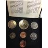Image 1 : 1977 Double Penny Coin Set in Leather Case