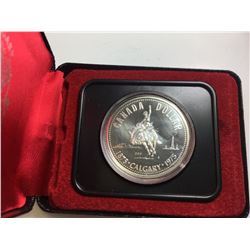 1975 Canadian Dollar - Calgary Stampede 50% Silver