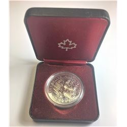 1980 Canadian Dollar -  Grizzly Bear  50% Silver