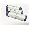 Image 2 : 2006 Three Rolls of Five Cent Pieces, Non magnetic,  P mark, W Mark