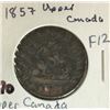 Image 1 : 1857 1/2 Penny Bank of Upper Canada - Dragon Slayer