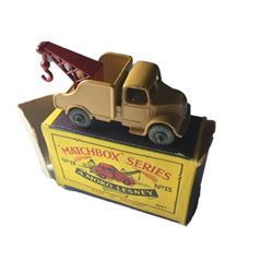 Matchbox Lesney Wreck Truck /Tow Truck No.13b Toy Car w/ Box Vintage Diecast