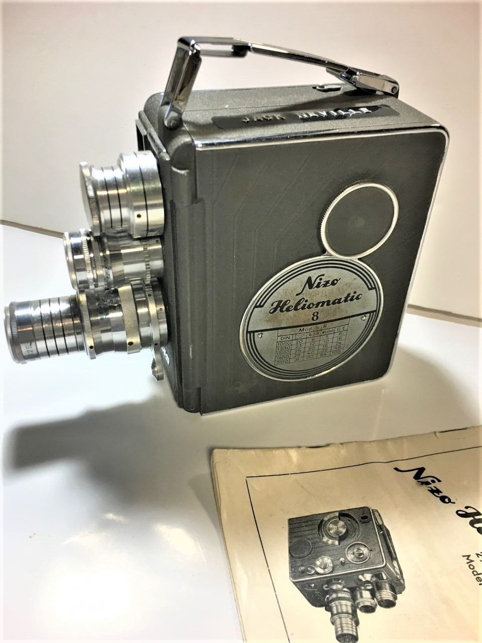 Niezoldi & Krämer (Nizo) Heliomatic S2R met Rodenstock 0,5X Niezoldi & Krämer (Nizo) Heliomatic S2R met Rodenstock 0,5X