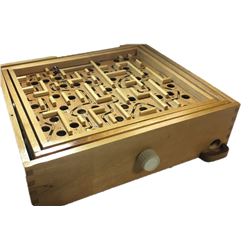Wood Labyrinth Game In Box