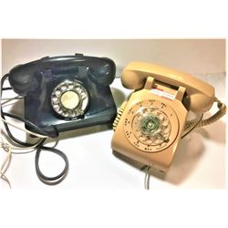 Two Rotary Phones