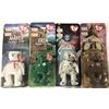 Image 1 : 1999 McDonalds Happy Meal Toy TY Beanie Babies complete set of 4 bears
