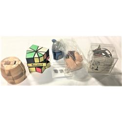 Group of 3D/ brain teaser Puzzles including Star Wars