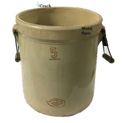 Medalta 5 Gallon Crock With Handles