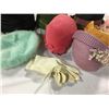Image 3 : Collection of Vintage Hats , Fascinators and Gloves