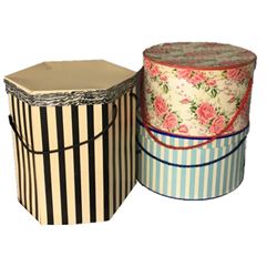 Three Vintage Hat Boxes