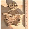 Image 1 : Collection of  Plaster Cast Vintage Royal Canadian Air Force Emblems - 7 " High  QUANTITY OF FIVE