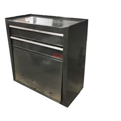 Dark Grey Tool Cabinet With Wheels