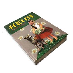 Vintage 1955 Heidi by Johanna Spyri Hardcover Book