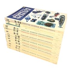 Vtg 1963 The Encyclopedia of Popular Science for Young People Complete Set of 12