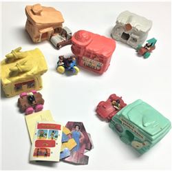 Complete set of 1993 Flintstones Happy Meal Toys