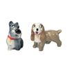 Image 2 : Collection of Ceramic Dogs and one Deer - Includes two Lady and the Tramp characters, Made in Japan
