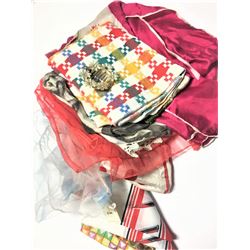 Scarves and hair comb