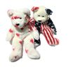 Image 1 : Two Beanie Buddies - Canadian and American Bears