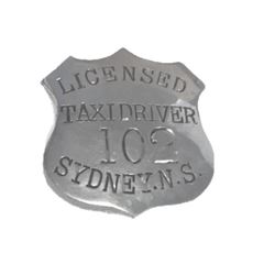 Licensed Taxi Driver Sydney Nova Scotia Pin