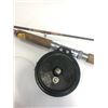 Image 1 : Vintage Steelite Reg. No 1869 29/4/31 Fishing reel and Rod