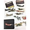 Image 3 : Collection of pin-backs - quantity of 15 All Airplanes approximately 2 inches in length