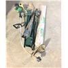 Image 1 : Fence Post Spikes, Weed Wacker and Jute