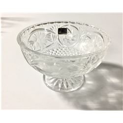 Bleikristall Crystal Bowl - 7" diameter and 4.4 " height