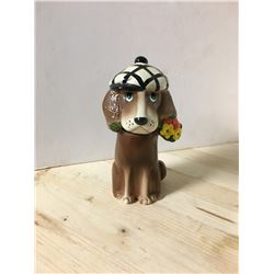 Dog in Hat Coin Bank - made in Japan