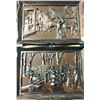 Image 1 : Metal Plaques 3D Relief - 10" x 14"