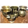 Image 1 : Collection of Brass Containers
