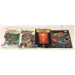 Two NEVER OPENED SEGA Video Games, and Two Computer Games (Wasteland and Marble Madness